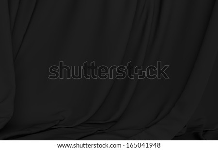 black cloth, velvet material  for  background