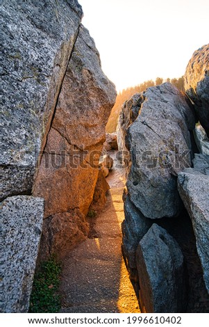 Similar – Image, Stock Photo moro rock sequoia national park