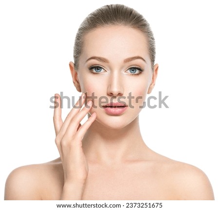 Similar – Image, Stock Photo attractive young caucasian woman relaxing well in bed during morning time. Lady enjoys cup of coffee in bedroom