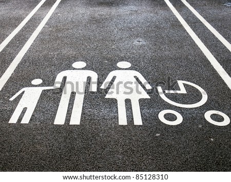 Image, Stock Photo parking round Parenting