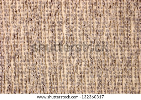 Photo of Back of a carpet texture - Brown