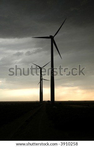 Wind farm in south central Kansas.