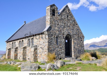 The Church of the Good Shepherd, Tekapo lake, New Zealand