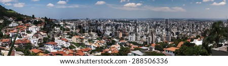Panoramic photo of Belo Horizonte, Brazil