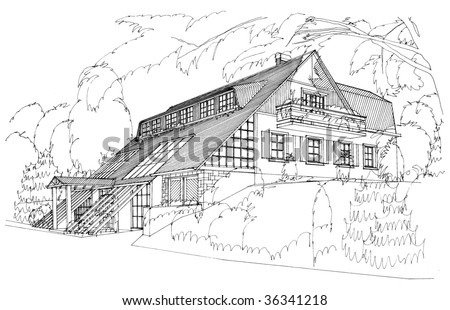 House - Perspective View