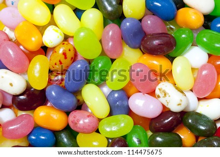 Nice and colorful candies rocks closeup