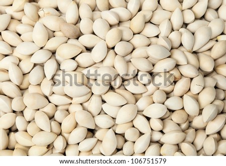 Large group of pistachio in China market in Thailand