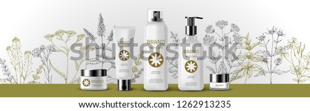 Similar – Image, Stock Photo flowering oregano Oregano
