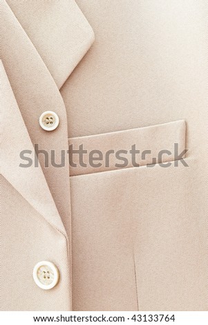 elegant beige man suit detail