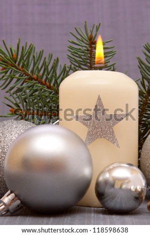 Advent candle .