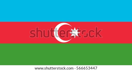 Flag of Azerbaijan.