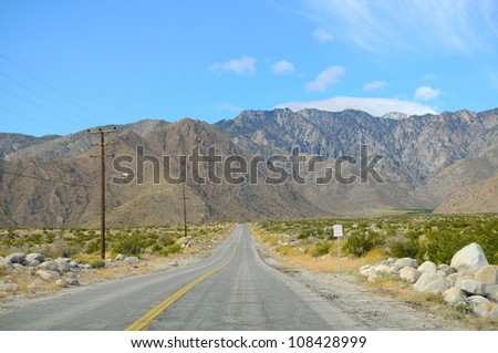 Mt. San Jacinto, Palm Springs Aerial Tramway Road, California, USA
