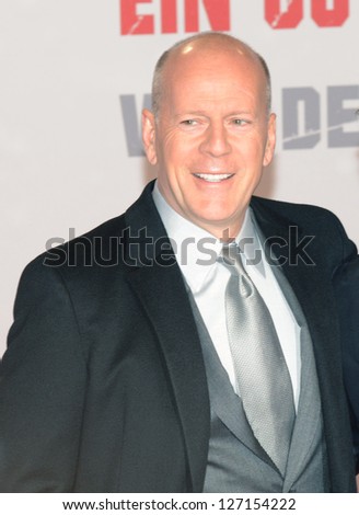 BERLIN - GERMANY - FEBRUARY 4: Bruce Willis at the 