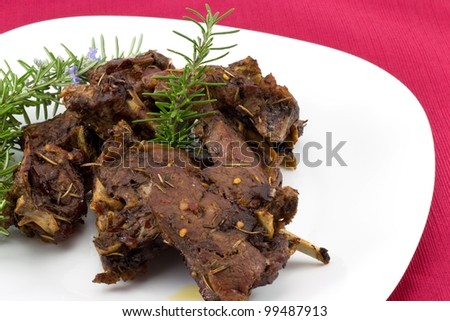 Wild boar meat