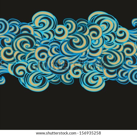 Seamless clouds pattern