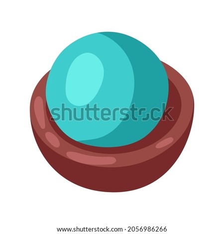Illustration of chocolate candy. Food item for bars, restaurants and shops. Stockfoto © 