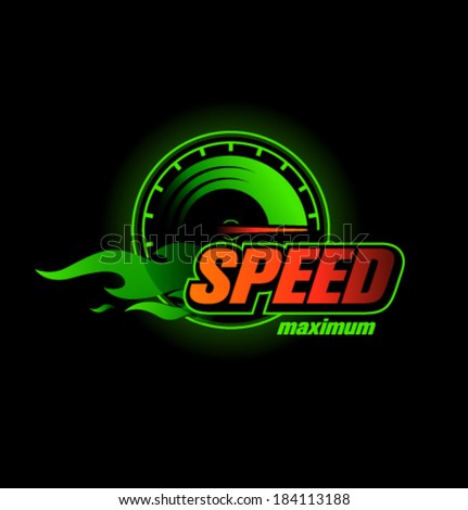 Vector speedometer max speed