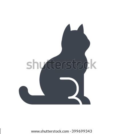 Vector cat icon