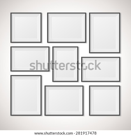 Multiple Frames, vector illustration