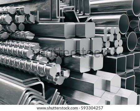 Similar – Image, Stock Photo background of metal beams of industrial building close up