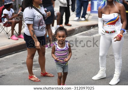 NEW YORK CITY - AUGUST 29 2105:  Spike Lee & his production company staged a  party on Stuyvesant Ave in Bed-Stuy to celebrate the renaming of the block for his classic film \