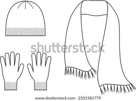 Similar – Image, Stock Photo Wool bands / wool rings for controlling oak processionary moths on an oak tree