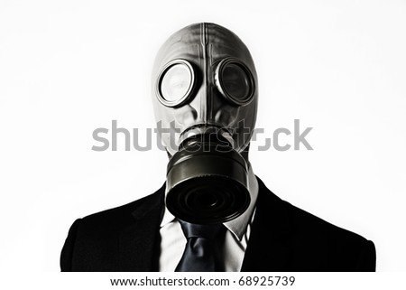 Man Wearing A Gas Mask Stock Photo 68925739 : Shutterstock