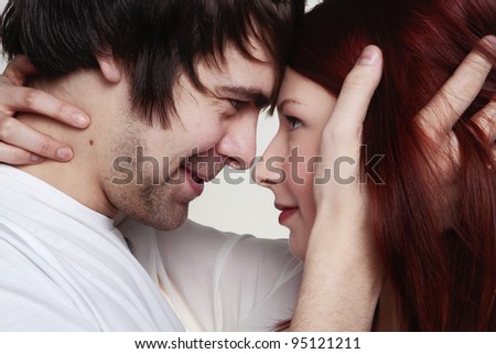 boyfriend and girlfriend sharing a special and intimate moment together