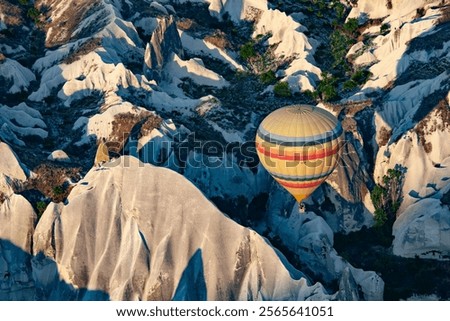 Similar – Image, Stock Photo experience enchanting sunrise on the Mediterranean Sea