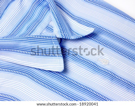 Blue collar shirt