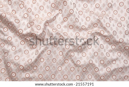 White and red background cloth