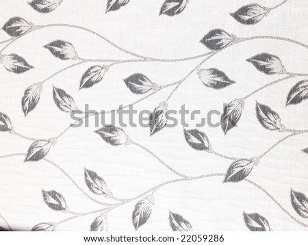 black and white leaves background cloth