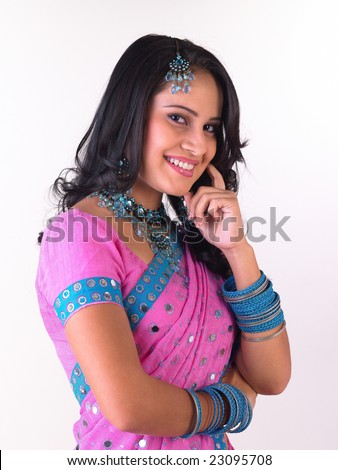 Cute Chubby Smile Of An Indian Model Stock Photo 23095708 : Shutterstock