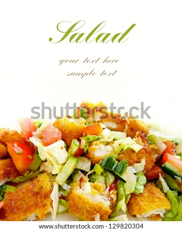 Salad with fish