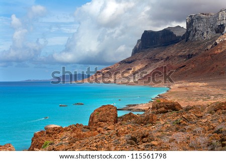 Seascape, Plage, Arabian Sea, Indian Ocean, island Socotra, Yemen