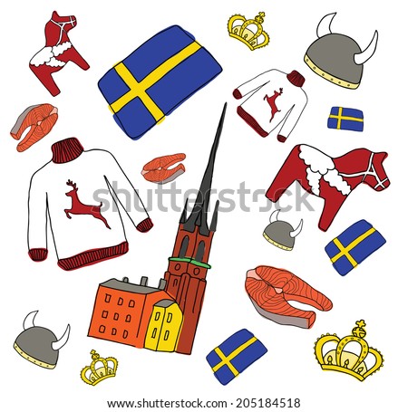 Vector symbols of Sweden