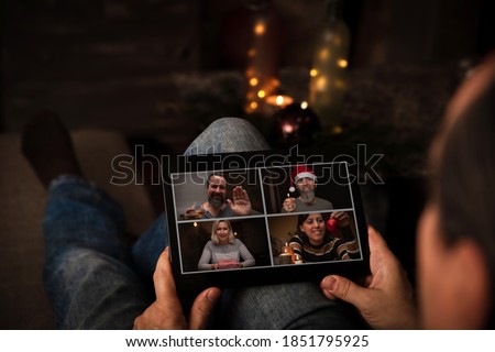 Similar – Image, Stock Photo Corona and Christmas