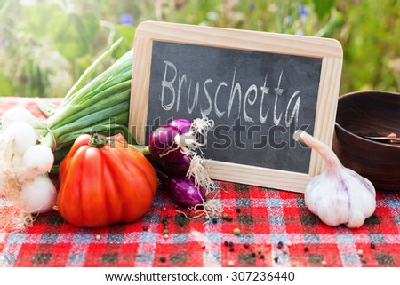 organic vegetables on a table, concept organic farming, agriculture and healthy lifestyle,