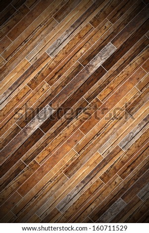 beautiful old wooden parquet design, ancient brown floor