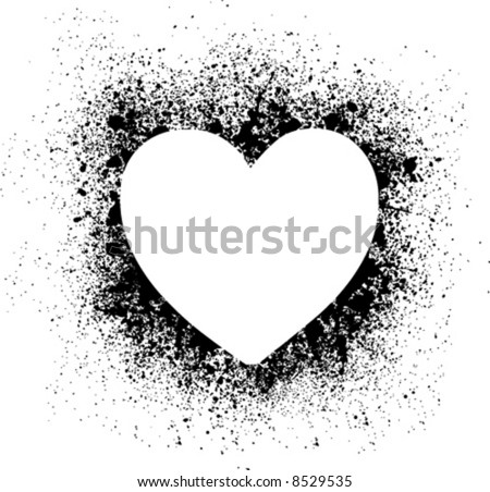 Vector Heart Spray - 8529535 : Shutterstock