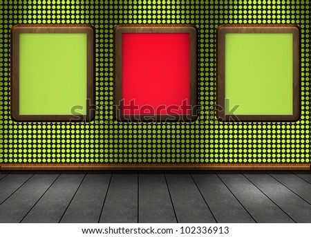 Image of a nice floor red green for your content light shadow
