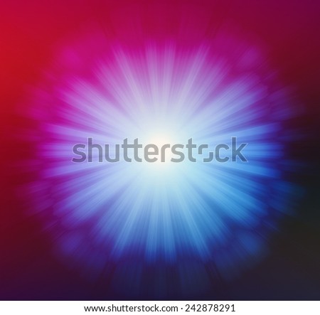 Vivid blue red with fullcolor sparking Design background of black-white luminous rays,moving around when looking it'amazing look like eye