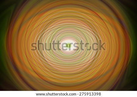 Green orange circle of halftone.abstract wave sound Rippled circular digital effect art circle for you created technology web