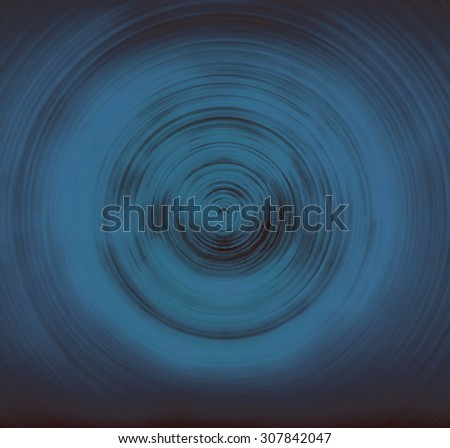 Abstract Hypnotic water background blue round texture shiny