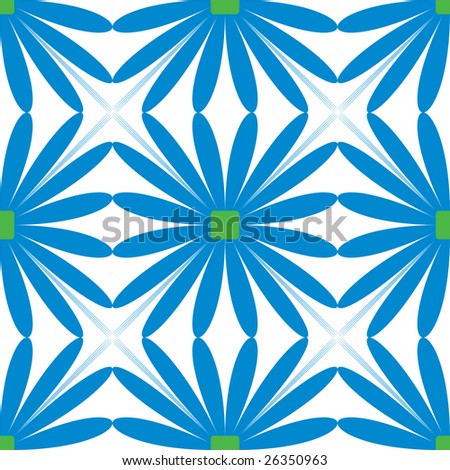 Blue Geometric Pattern; Vector Format - 51908287 : Shutterstock