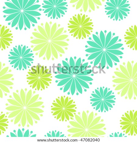 Abstract Pink, Blue and Green Patterns on Black Background