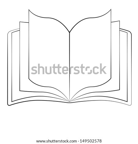 Open Book clip art Free Vector / 4Vector