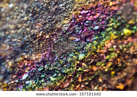 Fantastic background, magic of a stone, rainbow in rock (big collection ).Macro