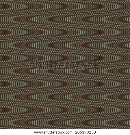 Seamless pattern, Wavy lines, colour  texture for black background, wallpaper for your original design