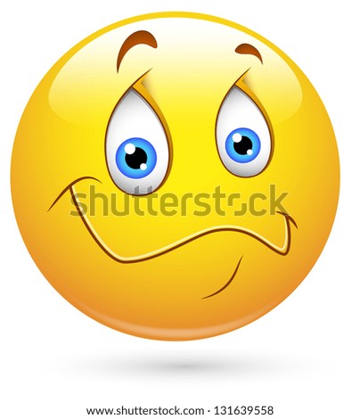 Satisfied Smiley Face Illustration - 131639558 : Shutterstock